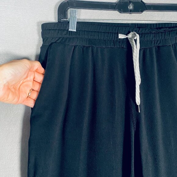Vuori Pants Womens L Black Stretch Drawstring Performance Jogger Preppy Lounge - Picture 3 of 11